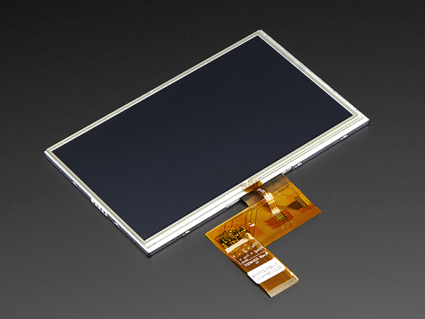 7.0' 40-pin TFT Display - 800x480 with Touchscreen [ada-2354]