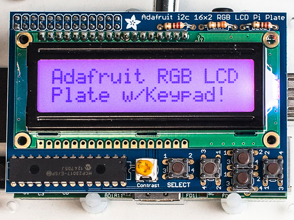 Adafruit RGB Positive 16x2 LCD+Keypad Kit for Raspberry Pi [ada-1109]