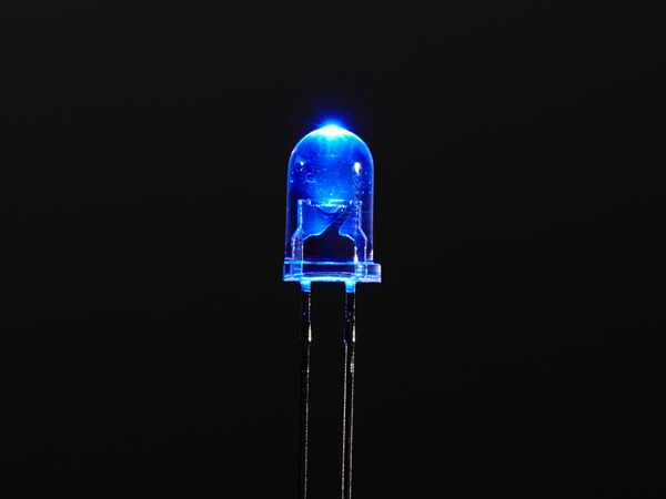 Super Bright Blue 5mm LED (25 pack) [ada-301]