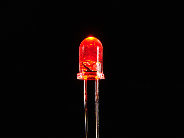 Super Bright Red 5mm LED (25 pack) [ada-297]