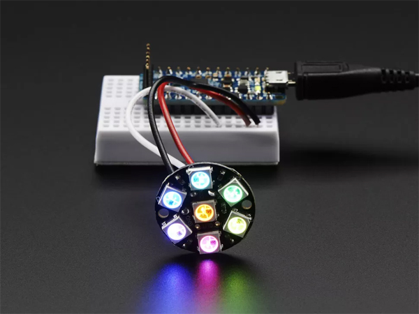 NeoPixel Jewel - 7 x WS2812 5050 RGB LED with Integrated Drivers [ada-2226]