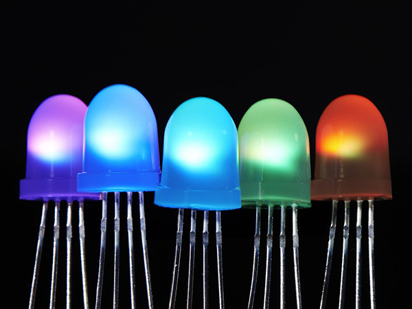 NeoPixel Diffused 8mm Through-Hole LED - 5 Pack [ada-1734]