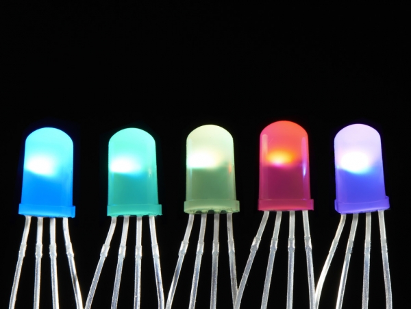 NeoPixel Diffused 5mm Through-Hole LED - 5 Pack [ada-1938]