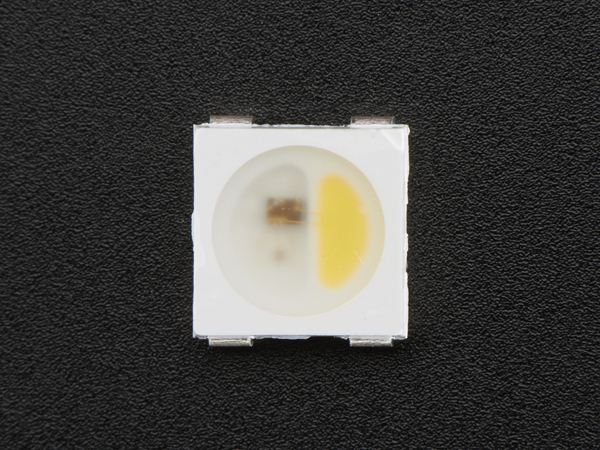 NeoPixel RGBW LEDs w/ Integrated Driver Chip - Natural White - ~4500K - White Casing - 10 Pack [ada-2758]