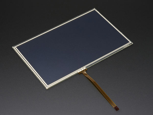 Resistive Touchscreen Overlay - 7' diag. 165mm x 105mm - 4 Wire [ada-1676]