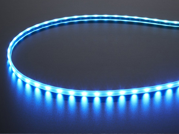 Adafruit Mini Skinny NeoPixel Digital RGB LED Strip 1m - 60 LED/m - BLACK [ada-2964]