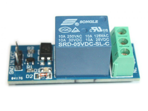 아두이노 1채널 릴레이 모듈 1 Channel 5V Relay Module Arduino Compatible BK008 [EF03052]