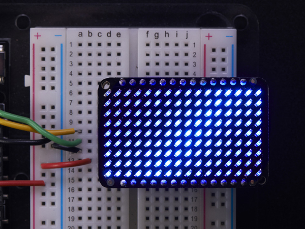 LED Charlieplexed Matrix - 9x16 LEDs - Blue [ada-2973]
