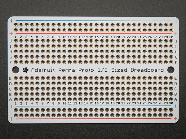 Adafruit Perma-Proto Half-sized Breadboard PCB - Single [ada-1609]