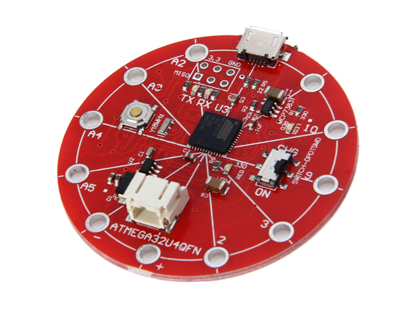 릴리패드 마이크로 컨트롤러 개발 보드 LilyPad USB microcontroller board [MB0073]