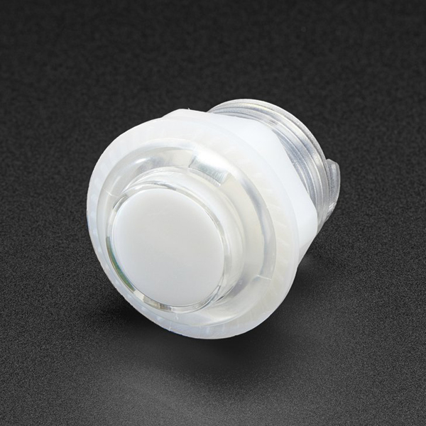 Mini LED Arcade Button - 24mm Translucent Clear [ada-3429]