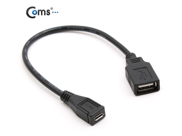USB 케이블(Short/Micro BF/USB AF), 30cm [NA713]