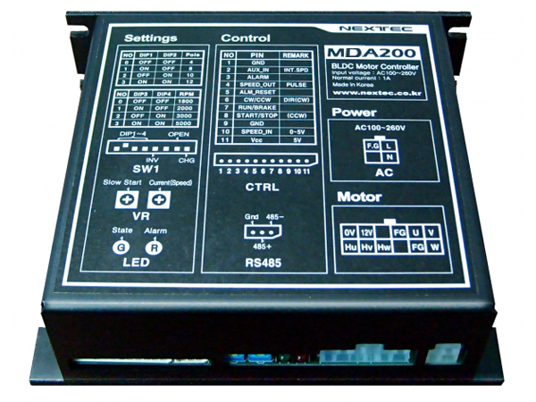 정현파용 BLDC모터 드라이버 (MDA200)