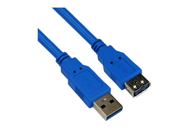 NETmate USB3.0 연장 AM-AF 케이블 1M (블루) [NMC-UF310BLN]