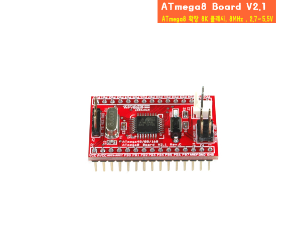 [NER-10857] ATmega8A Board V2.1 (8MHz/DC3.3V용)