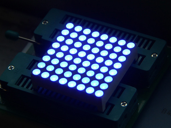 38mm 8x8 square matrix LED - Blue Common Anode [104990126]