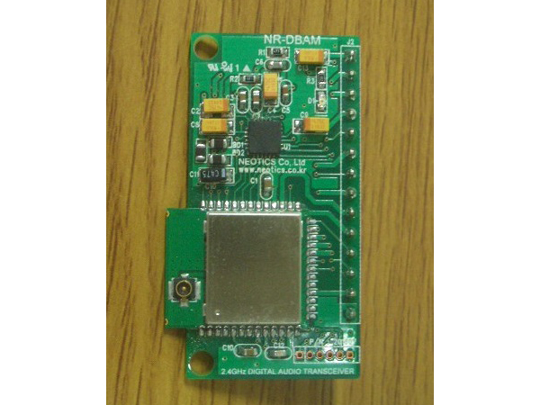 2.4GHz 디지털 브로드캐스팅 오디오 송-수신기 모듈 - 커넥터 타입 (NR-DBAMC)