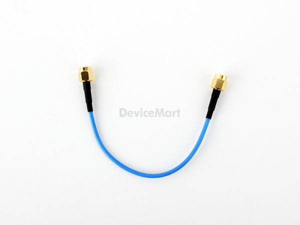 RP-SMA Plug to RP-SMA Plug, RG405 blue cable-15cm [SZH-RA028]