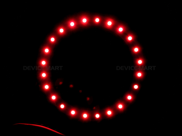 2835 단색 LED 100mm 링 모듈 (RED) [SZH-LD025]