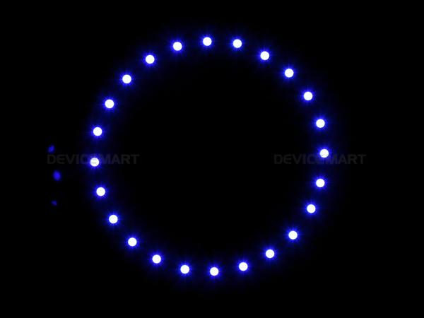 2835 단색 LED 100mm 링 모듈 (BLUE) [SZH-LD026]
