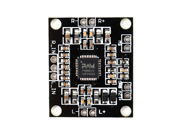PAM8610 소형 Hi-Fi 스테레오 앰프 모듈 [SZH-AMBO-012]