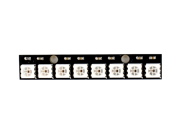 8 x WS2812B 5050 RGB LED 모듈 STICK-Black [SZH-LD085]