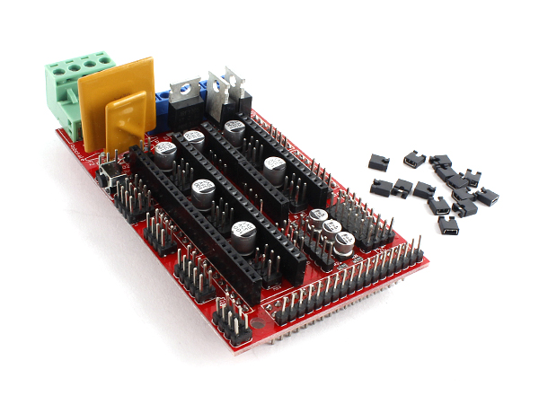 디바이스마트,기계/제어/로봇/모터 > 3D프린터 > 3D 프린터 부품 > 제어보드 및 IC,SZH,RAMPS 1.4 3D 프린터 컨트롤 실드 for Arduino Mega 2560 [SZH-EKBG-037],아두이노 메가 2560에 결합하여 사용할 수 있는 3D 프린터 컨트롤 보드 / 자세한 내용은 상세설명 참조 / Size: 12mm x 61mm