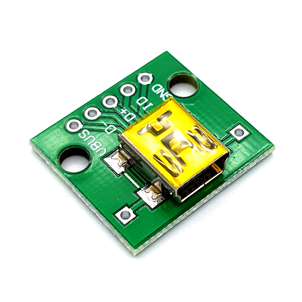 MiniUSB-5P to 2.54mm DIP Adapter Board [SZH-EP118]