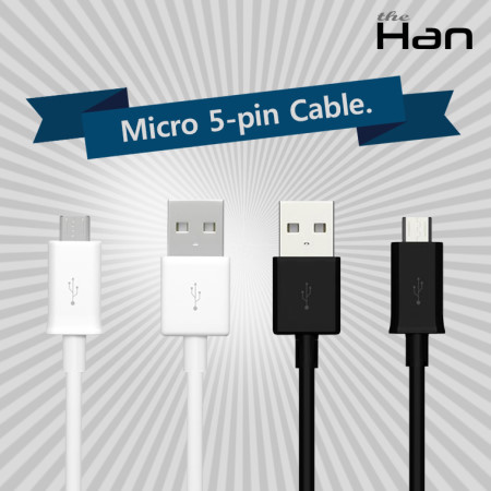 Micro 5pin Cable (블랙) [TCA-MU1001_BK]