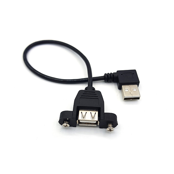USB 2.0 AM-AF 연장 케이블 26cm (판넬형) [YRD-008]