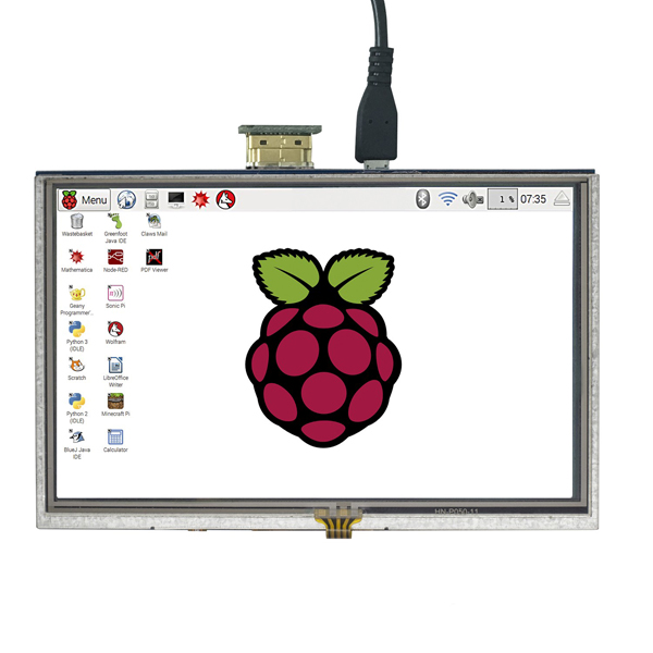 디바이스마트,MCU보드/전자키트 > 디스플레이 > LCD/OLED,SunFounder,라즈베리파이 5인치 800x480 HDMI LCD 터치스크린 모니터 [CN0396],KC 인증 제품 라즈베리파이용 HDMI LCD 터치스크린입니다. 800x480 해상도와 터치스크린 컨트롤 지원 / 백라이트 on/off 가능，Raspberry Pi 3+,Raspberry Pi 4 호환가능