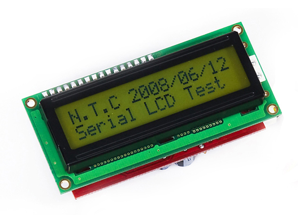 디바이스마트,LED/LCD > LCD 캐릭터/그래픽 > 캐릭터 OLED,주식회사 뉴티씨(NEWTC),Serial LCD 모듈 V2.0 (2*16)(AM-SLCD216),영문 Character LCD를 Serial 를 이용하여 터미널 모드와 커맨드 모드로 제어할 수 있다.