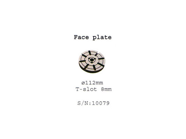 (10079)face plate