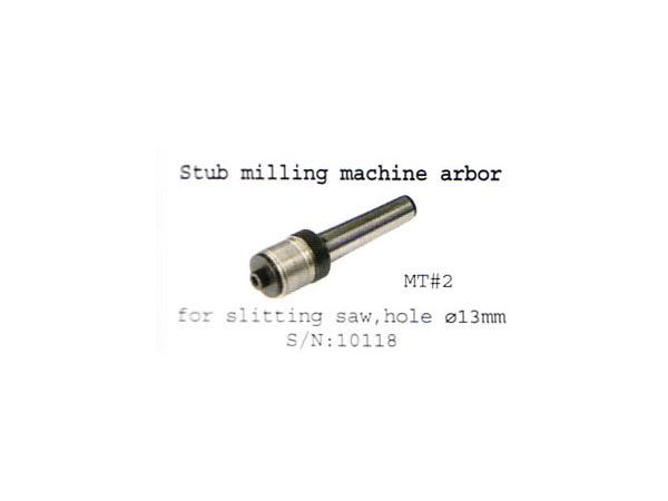 (10118)Stub milling machine arbor Mt2 13mm