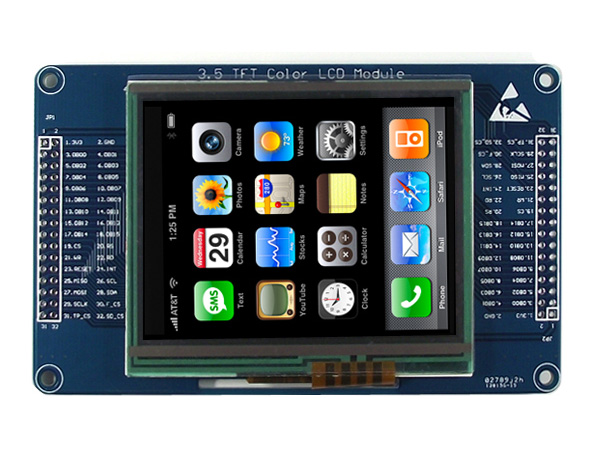 CPU 버스제어방식 3.5인치 터치 TFT-LCD