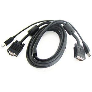KVM/USB 통합 케이블 5M (HD15M/USB A+B) [C9802]