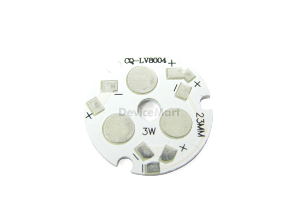 파워 LED용 메탈 PCB (24파이 3LED용)