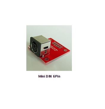 콘넥트 변환용 기판 (Mini DIN 6Pin) [CNT-MDIN6P]