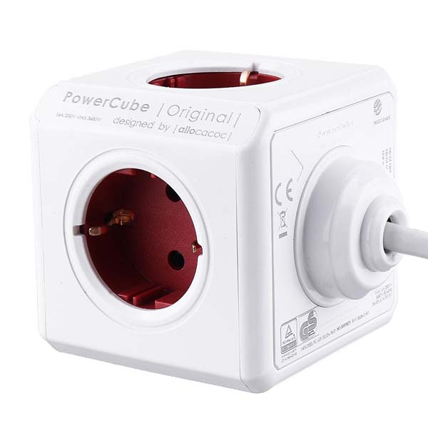 Allocacoc Extended Powercube Smart De Eu Plug Socket Power Strip Outlet