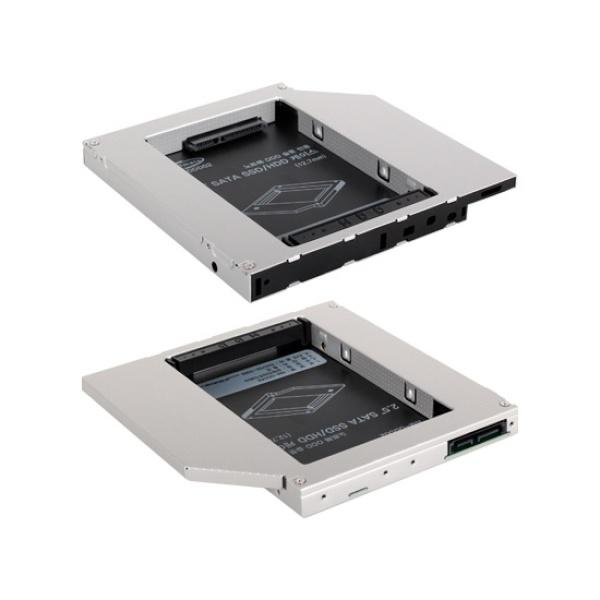 NETmate NM-ODD01 노트북 ODD 슬롯 전용 2.5인치 SSD/HDD 케이스(9.5mm/하드미포함)[NM-ODD01]
