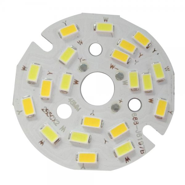 LED조명 제작용 원형기판 SMD LED (5W 50mm 화이트/웜화이트) [SZH-LD422]