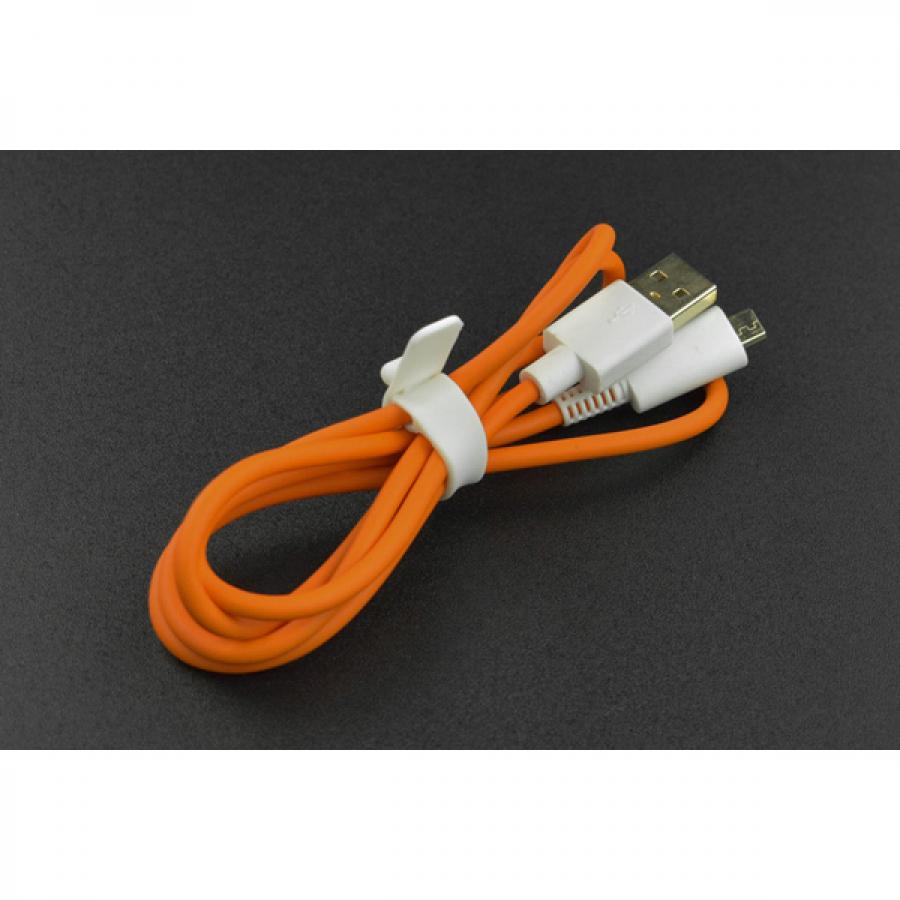 Flat Noodle Micro USB Cable 1.2m [FIT0351-OE]