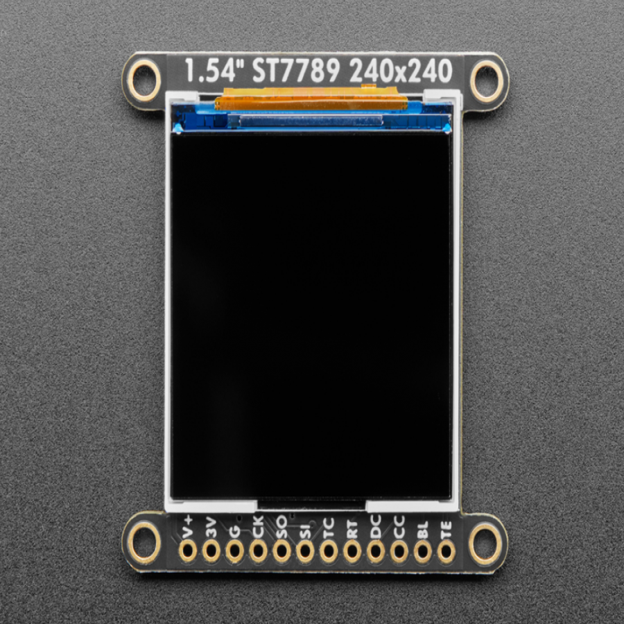 Adafruit 1.54' 240x240 Wide Angle TFT LCD Display with MicroSD - ST7789 [ada-3787]