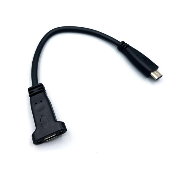 패널 마운트 USB케이블 USB 3.1 Type-C M/F 20cm [SZH-CAB11]