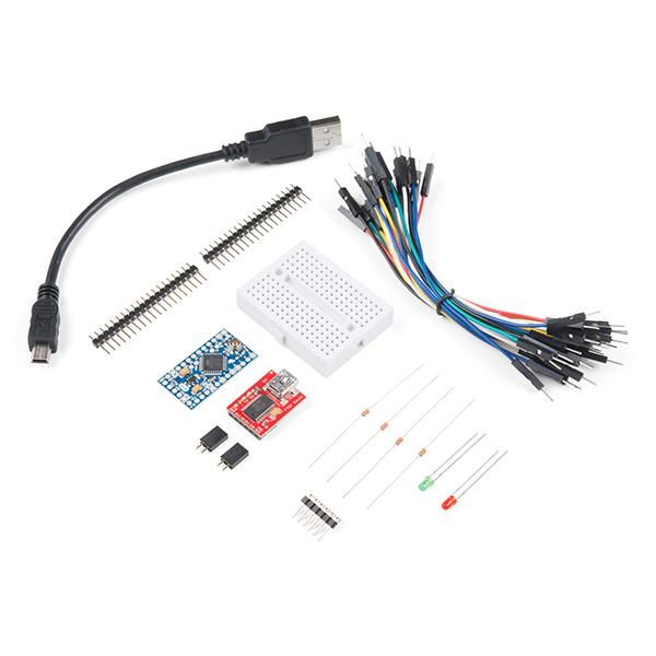 SparkFun Arduino Pro Mini Starter Kit - 3.3V/8MHz [KIT-15257]