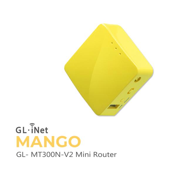 GL-iNet GL-MT300N-V2 Mini Router 망고 (미니 공유기)