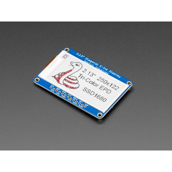 Adafruit 2.13inch 250x122 Tri-Color eInk / ePaper Display with SRAM - SSD1680 Driver [ada-4947]