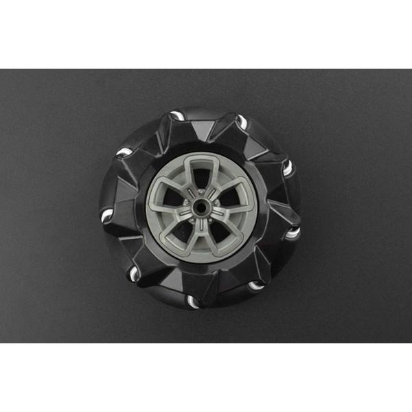 Black Mecanum Wheel (97mm) - Left [FIT0767]