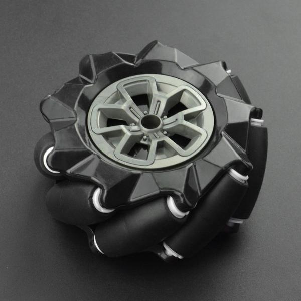 Black Mecanum Wheel (97mm) - Right [FIT0768]