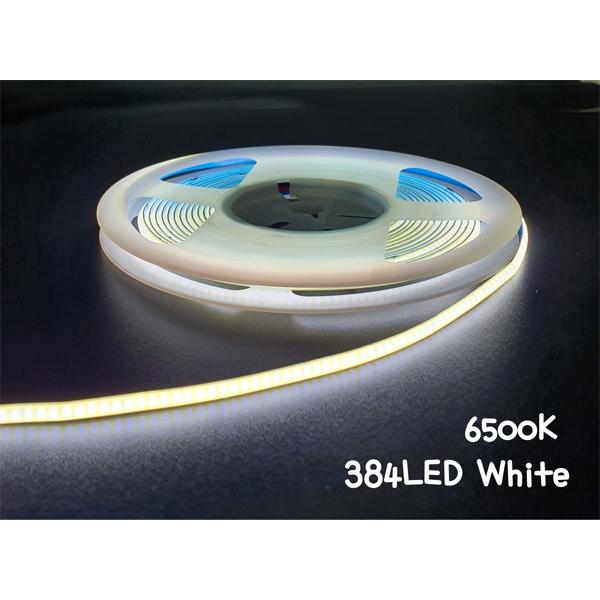 COB LED STRIP 12V, 고밀도 플랙시블 저전력 LED 5mm/5M Reel 6500K White [SZH-COB002]